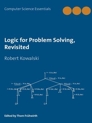 cover image of Logic for Problem Solving, Revisited